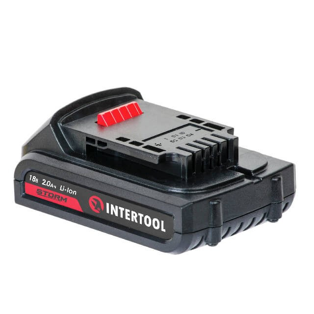 Акумулятор Li-Ion 18 В, 2.0 Аг для дриля-шурупокрута WT-0328/WT-0331 INTERTOOL WT-0332