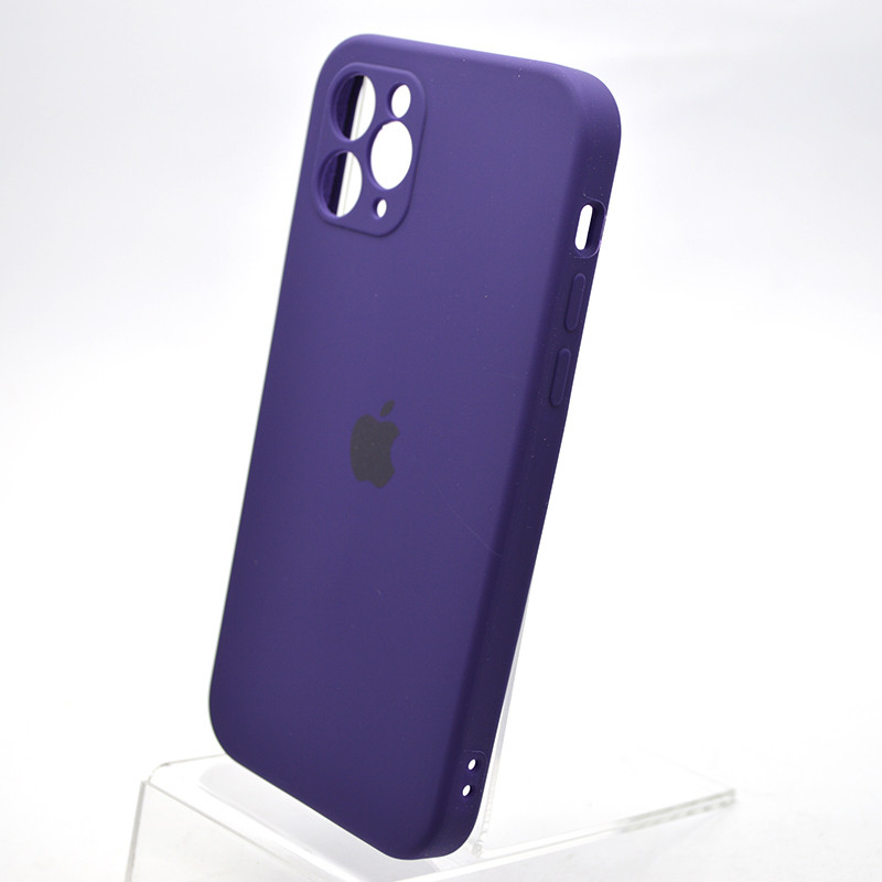 Чохол накладка Silicon Case Full Camera для iPhone 11 Pro Фіолетовий, фото 3