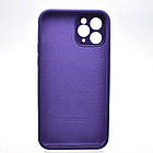 Чохол накладка Silicon Case Full Camera для iPhone 11 Pro Фіолетовий, фото 4