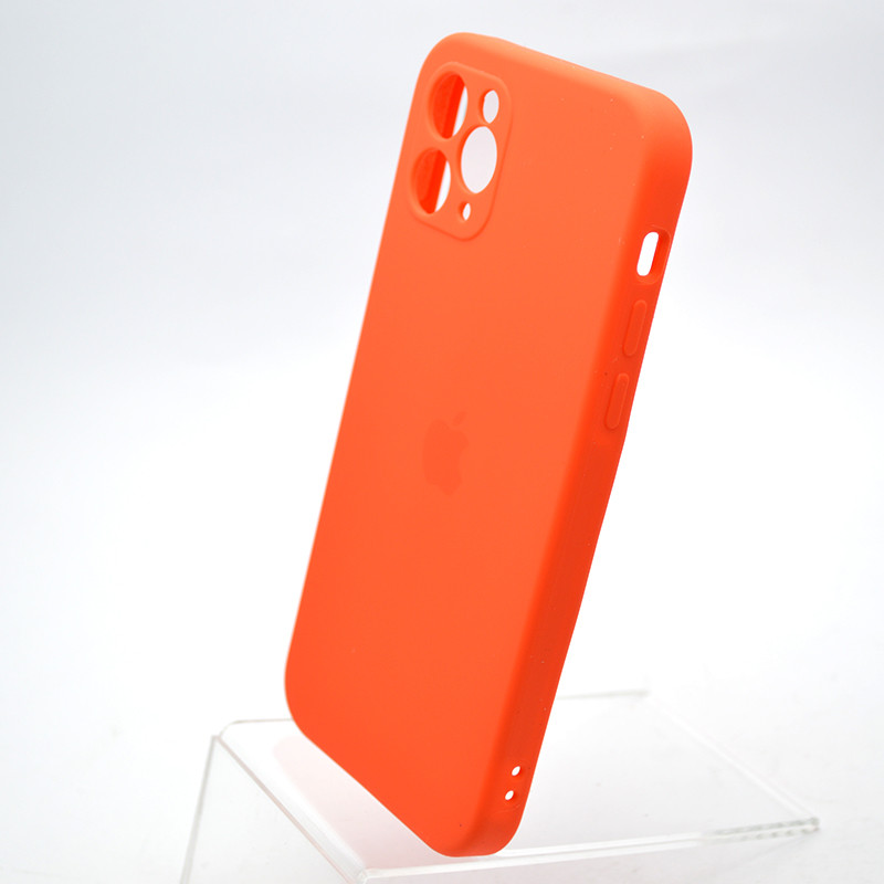 Чохол накладка Silicon Case Full Camera для iPhone 11 Pro Помаранчевий, фото 2