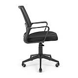 Крісло офісне Джина Richman пластик чорний колір спинка-сітка, фото 3