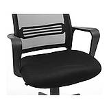Крісло офісне Джина Richman пластик чорний колір спинка-сітка, фото 6