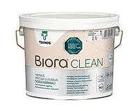 Матовая антибактериальная краска Teknos Biora Clean 2,7 л