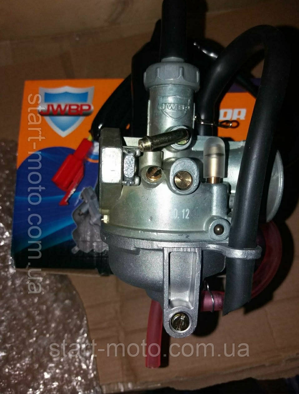 HONDA-50 ZX DIO AF34E Карбюратор у зборі (фірма JWBP) Оригінал Тайвань, фото 1