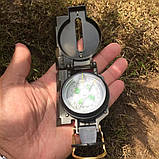 Компас тактичний офіцерський складаний металевий Tactic Compass, фото 5
