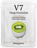 Тканевая маска BIOAQUA V7 Deep Hydration Kiwifruit Moisturizes, 30 g.