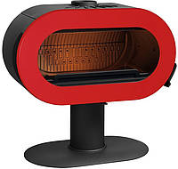 Піч камін чавунна INVICTA Fifty Arche червона емаль