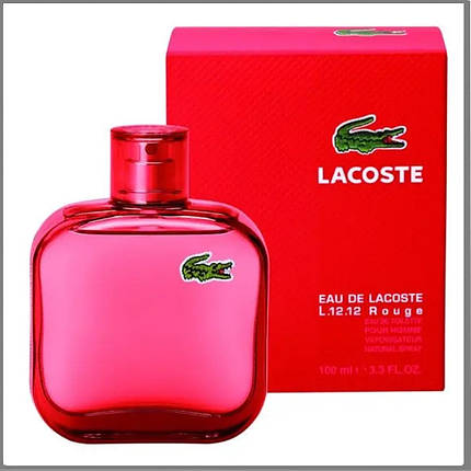 Lacoste Eau de L.12.12 Rouge туалетна вода 100 ml. (Лакоста Еау Де Л.12.12 Руж), фото 2