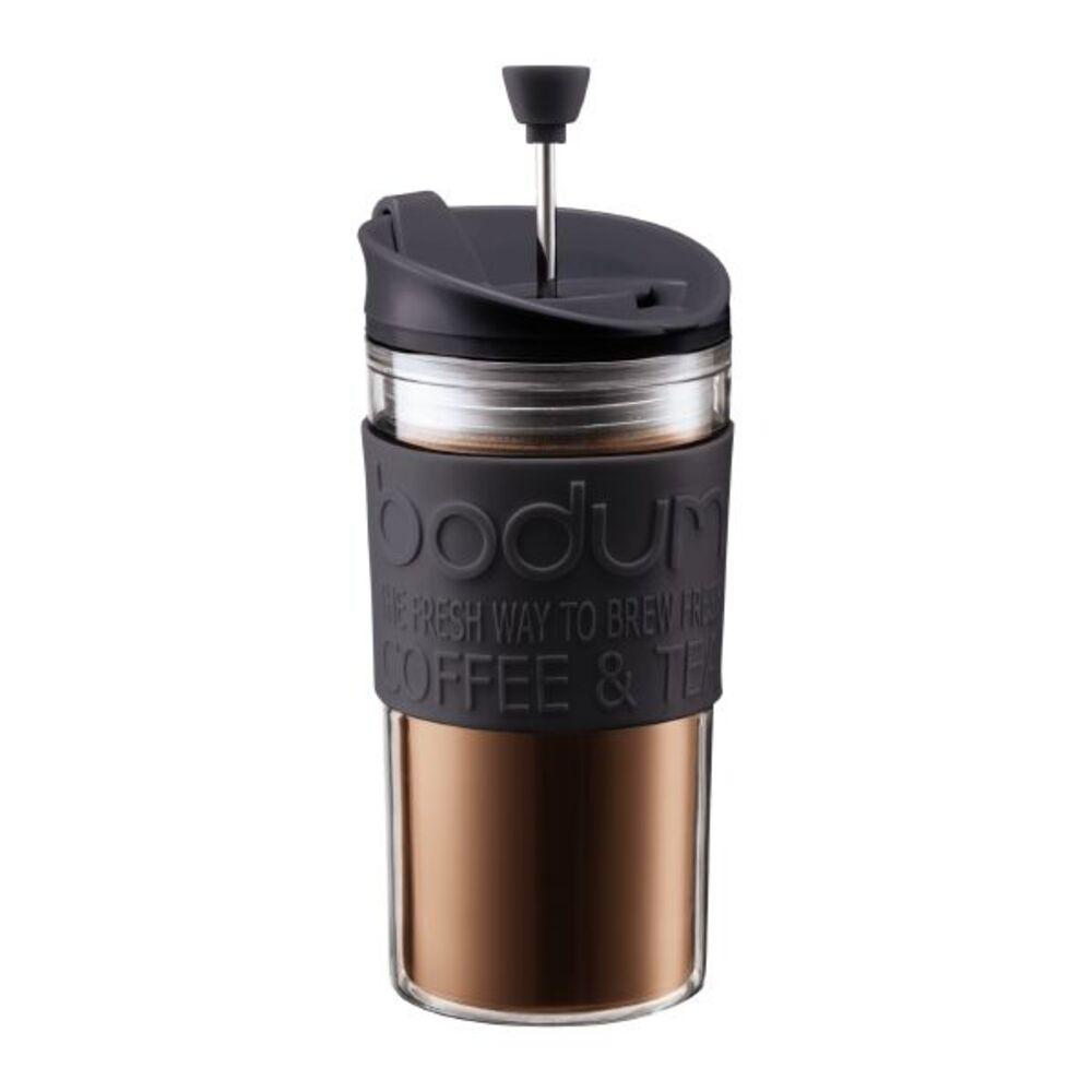 Термокружка чорна, 0,35 л, Travel Press Bodum