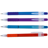 Ручка шариковая автоматическая синяя 0,7мм CRYSTAL BUROMAX BM.8200