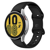 Ремешок Deexe Soft Silicone для Samsung Galaxy Watch 5 (40/44mm) / 5 Pro (45mm) - Black