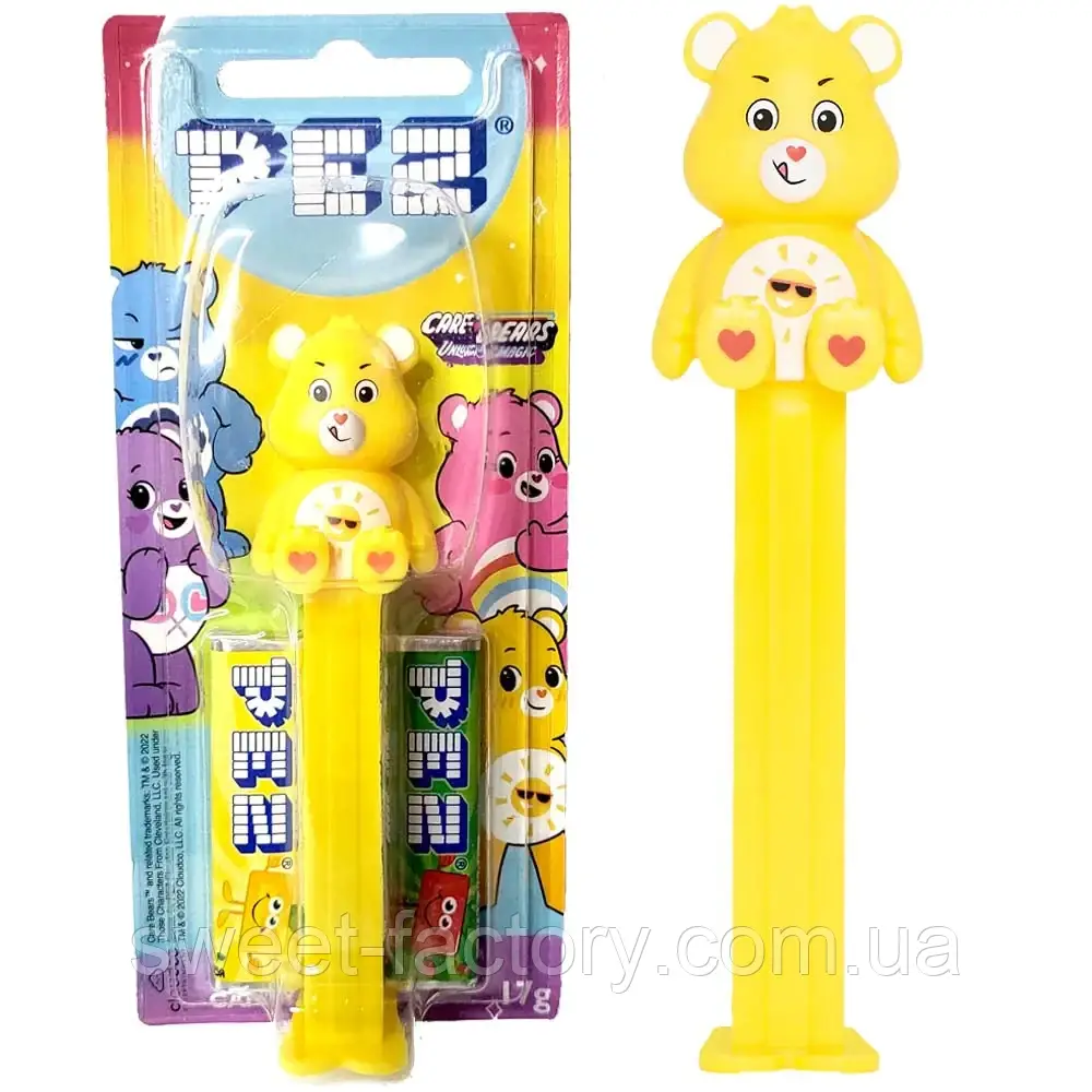 Pez Care Bears Дбайливі ведмедики Жовтий 17g