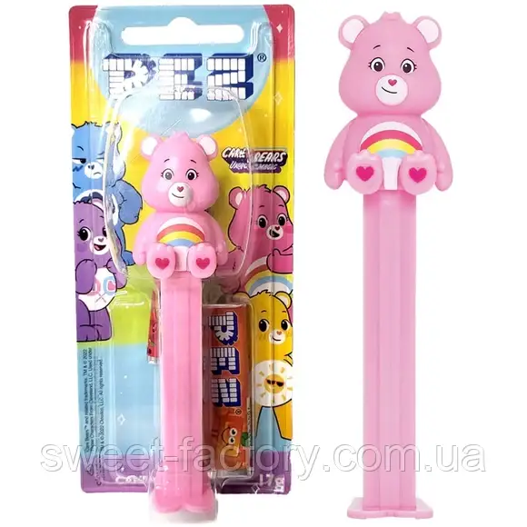 Pez Care Bears Дбайливі ведмедики Рожевий 17g