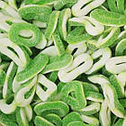 Цукерки Желейні в Кислой Посипці Woogie Saure Ringe Apfel Кільця Яблучні 250 г Австрія, фото 3