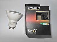 Светодиодная лампа 5W LED TOP GU10 Spotlight /CIVILIGHT/