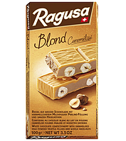 Ragusa Blond белый шоколад с трюфельной начинкой и целыми лесными орехами, 100г