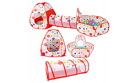 Намет для дітей з тунелем 3в1 сухий басейн nicekids 3+ роки