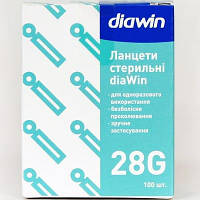 Ланцеты стерильные Diawin (Диавин) 28G 100 шт