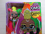 Велика лялька LOL Surprise OMG Queens Sways Fashion Doll, 20 сюрпризів! ОЧЕНКА! Читайте сповіщення., фото 5