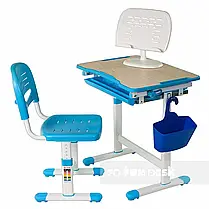 Дитяча парта зі стільчиком FunDesk Piccolino Blue 211458, фото 2
