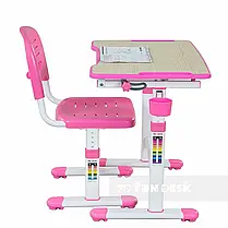 Парта зі стільчиком для дівчинки FunDesk Piccolino II Pink 212116, фото 3