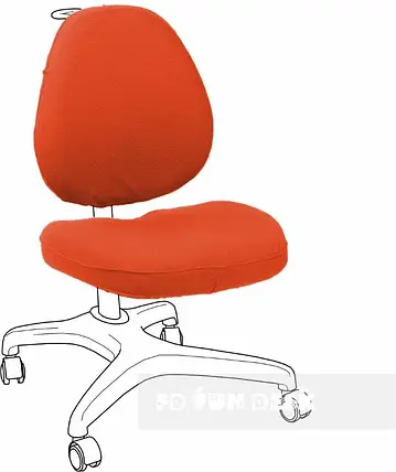 Чохол для крісла Bello I Chair cover Orange FunDesk 221830, фото 2