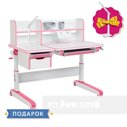 Дитячий стіл-трансформер FunDesk Libro Pink 221984, фото 2