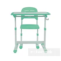 Зростаюча парта трансформер зі стільчиком FunDesk Piccolino II Green 515967, фото 2