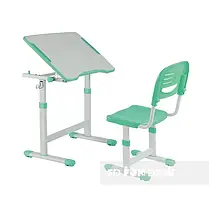 Зростаюча парта трансформер зі стільчиком FunDesk Piccolino II Green 515967, фото 3
