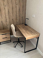 Офисный стул Тони TONI BK - Modern Office бежевый бархат на черной основе