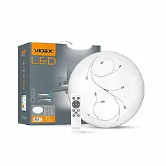 LED світильник Smart Videx Glanz краплі круглий 72W 2800-6200К VL-CLS2031-72