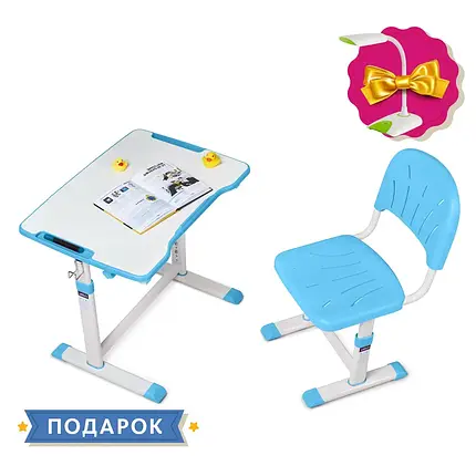 Дитяча парта, що росте зі стільчиком Cubby Olea Blue 516040, фото 2