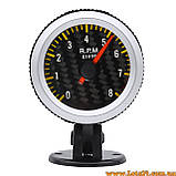 Тахометр для авто універсальний автомобільний тахометр тахометр ВАЗ тахометр Ланос датчик 52мм, фото 6