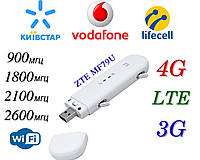 Мобільний 4G модем/роутер USB WI-FI 3G/4G LTE ZTE MF79U Київстар, Vodafone,Lifecel + 2 виходи під антену MIMO