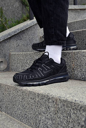 Чоловічі кросівки Nike Shox Black Найк Шокс Блек 40, фото 2