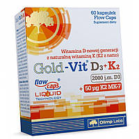 Вітамін Д3 К2 OLIMP Gold-Vit D3 + K2 60 капсул
