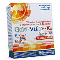 Вітамін Д3 К2 OLIMP Gold-Vit D3 + K2 60 капсул