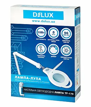 Настільний LED світильник Delux TF-170 5D 10W 3000K/4000K/6500K 90017597, фото 3