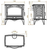 Чавунна Піч Dovre 760 WD\E8, фото 4