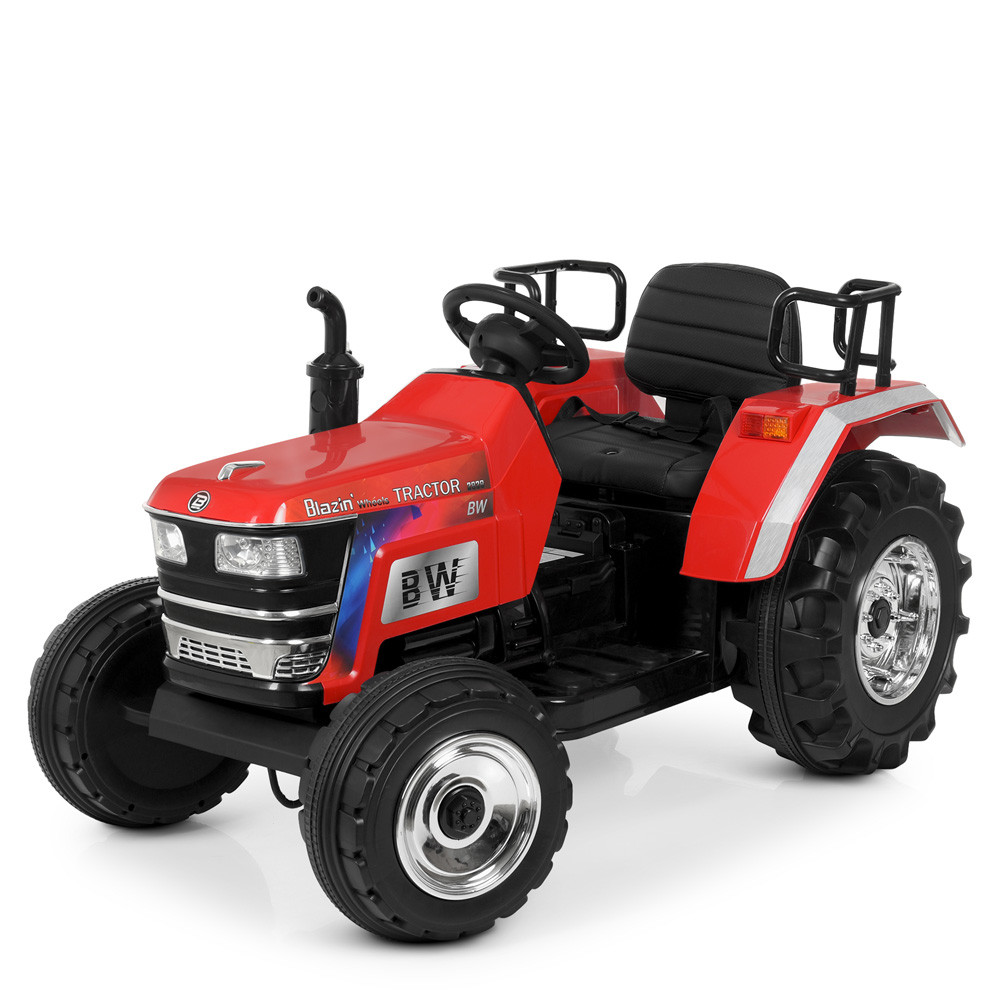 Дитячий електромобіль Трактор Bambi M 4187LR-3 одномісний Червоний