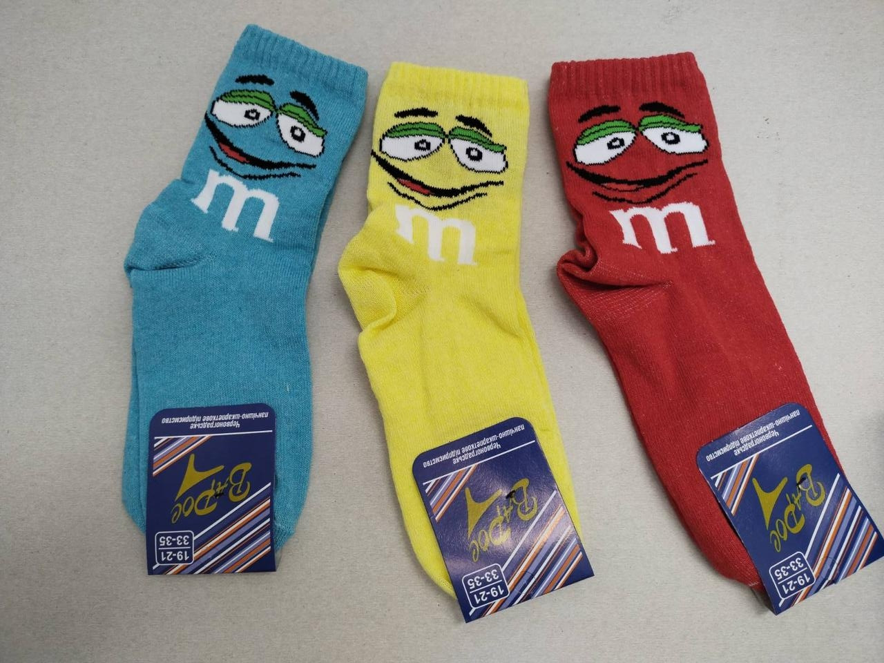 Шкарпетки підліткові M&M's . Варос