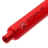 Термоусадка клеевая 15/5 мм 1м 3:1 красный для проводов, термоусаживаемая трубка с клеем для проводов