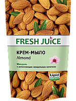 Жидкое крем-мыло дой-пак с увлажняющим миндальным молочком Almond 460мл Fresh Juice