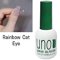 Голограммный гель-лак "Кошачий Глаз" Rainbow Cat Eye для маникюра и педикюра 12 мл.