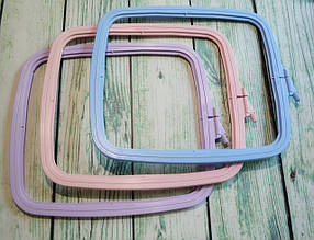 Квадратні п'яльця Nurge, 250х280мм кольорові