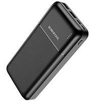 УМБ портативное зарядное Power Bank BOROFONE Cube BJ16A 20000mAh 2USB, Type-C, 2A, черное