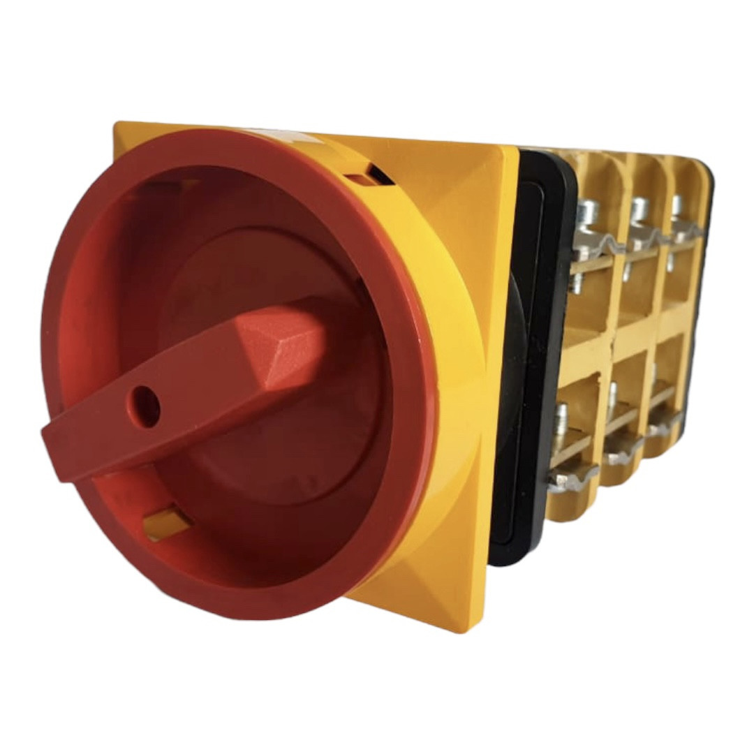 Кулачковий перемикач (1-0-2) 3 полюси, з блокуванням, 100 А