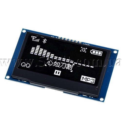 Дисплей OLED 2.42 білий драйвер SSD1309 інтерфейс SPI, фото 1