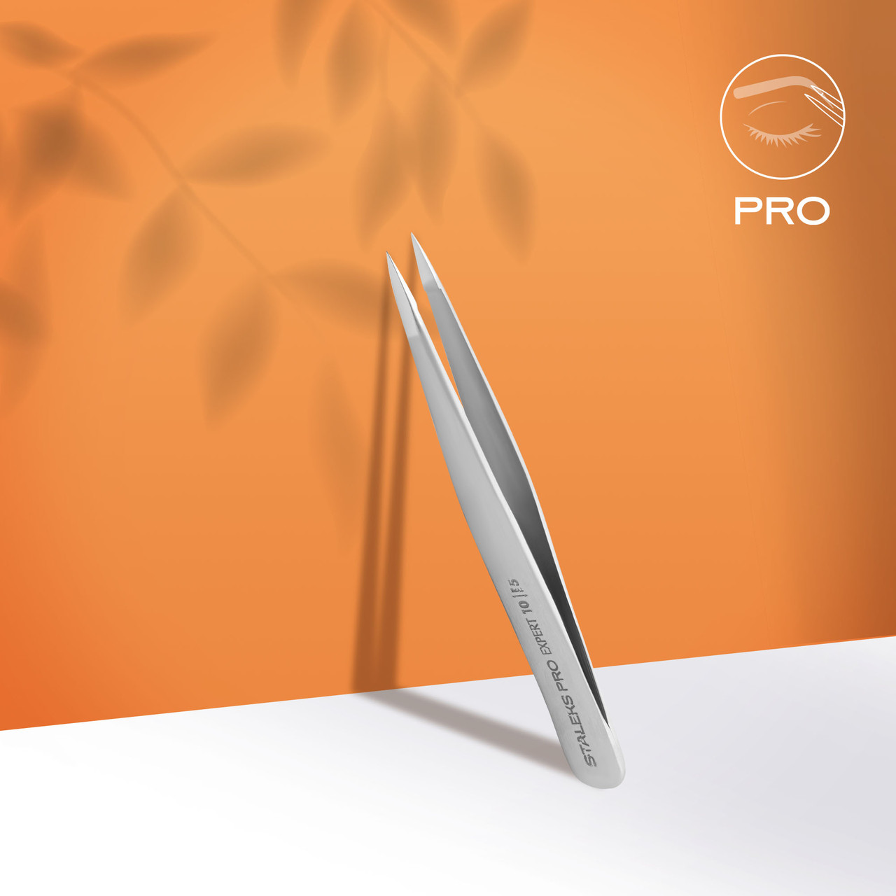 Пінцет для брів Сталекс (Staleks) Pro Expert 10 Type 5 TE-10/5 точковий