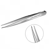 Пінцет для брів Сталекс (Staleks) Pro Expert 10 Type 5 TE-10/5 точковий, фото 3